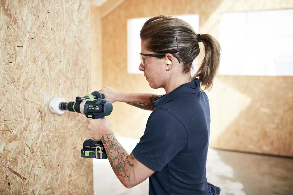 Smūginis suktuvas-gręžtuvas Festool QUADRIVE TPC 18/4 I-Basic-Set; 18 V; (be akumuliatoriaus ir pakrovėjo)