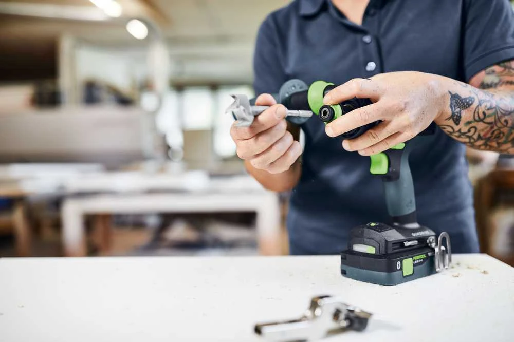 Smūginis suktuvas-gręžtuvas Festool QUADRIVE TPC 18/4 I-Basic-Set; 18 V; (be akumuliatoriaus ir pakrovėjo)