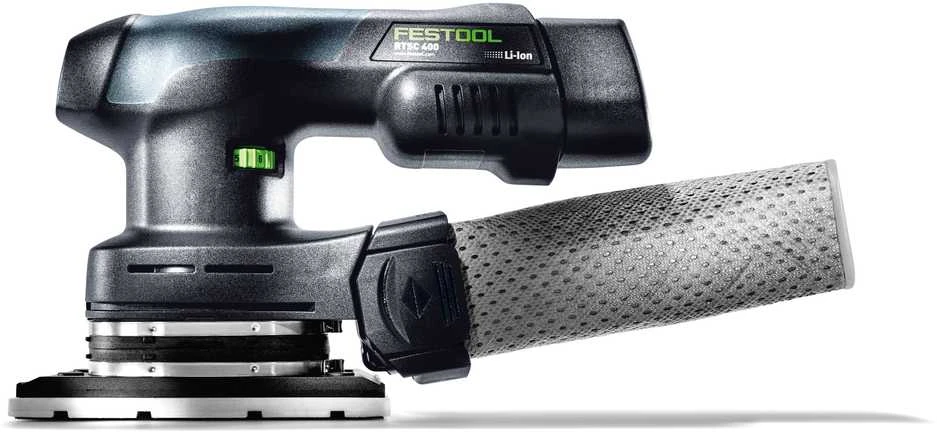 Plokštuminis šlifuoklis Festool Rutscher RTSC 400-Basic 18 V; (be akumuliatoriaus ir pakrovėjo)