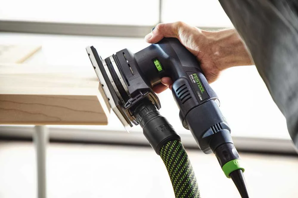 Plokštuminis šlifuoklis Festool Rutscher RTSC 400-Basic 18 V; (be akumuliatoriaus ir pakrovėjo)