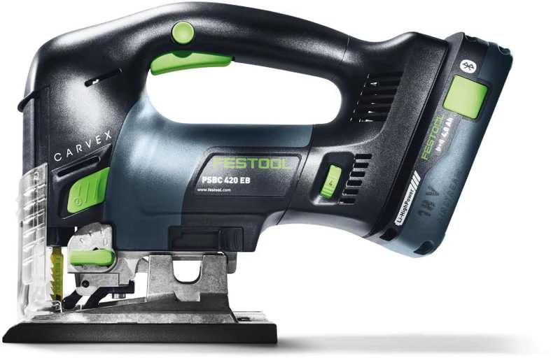 Akumuliatorinis siaurapjūklis Festool PSBC 420 HPC 4,0 EBI-Plus CARVEX; 18 V; 1x4,0 Ah akum.