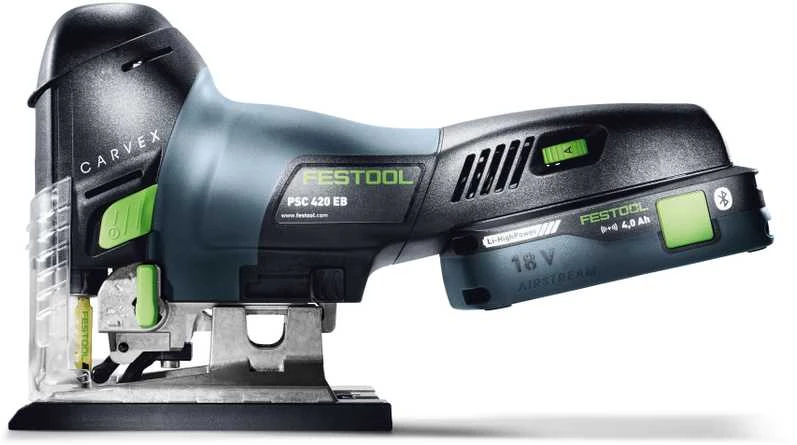 Festool Akumuliatorinis siaurapjūklis CARVEX PSC 420 EB-Basic