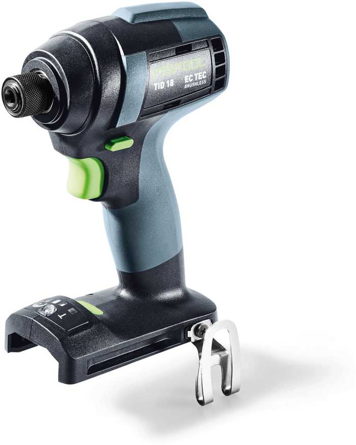Akumuliatorinis smūginis suktuvas Festool TID 18-Basic; 18 V (be akumuliatoriaus ir pakrovėjo)