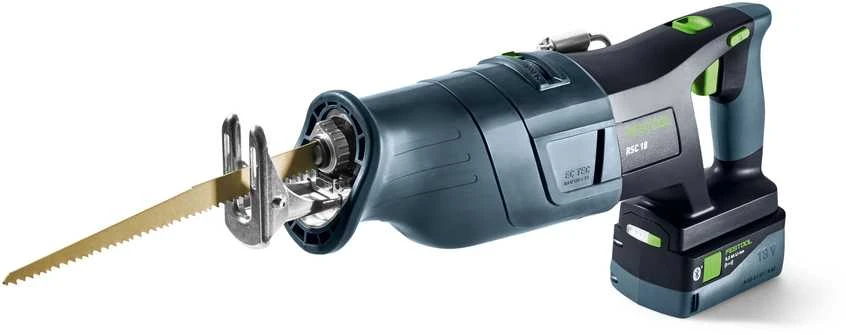 Festool RSC 18 akumuliatorinis pjūklas su 18V baterija