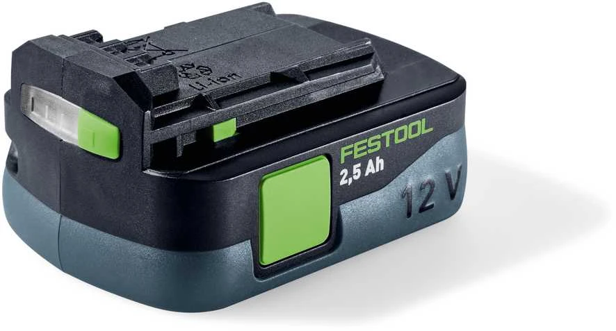Festool 12V 2,5 Ah akumuliatorius su indikatoriumi