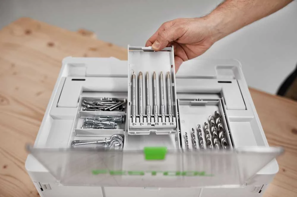 Festool Antgalių rinkinys kasetėje BKS SYS3 50mm CE