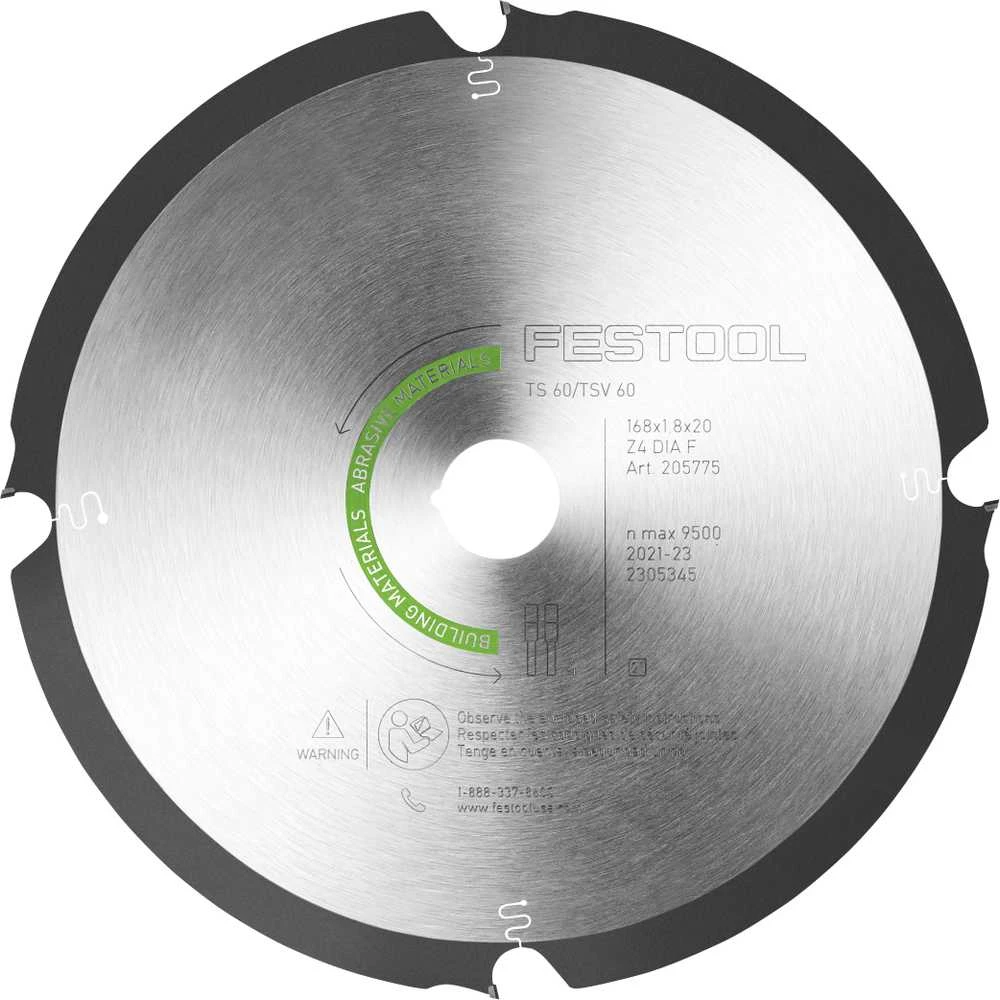 Festool deimantinis pjūklo diskas DIA 168x1,8x20 F4