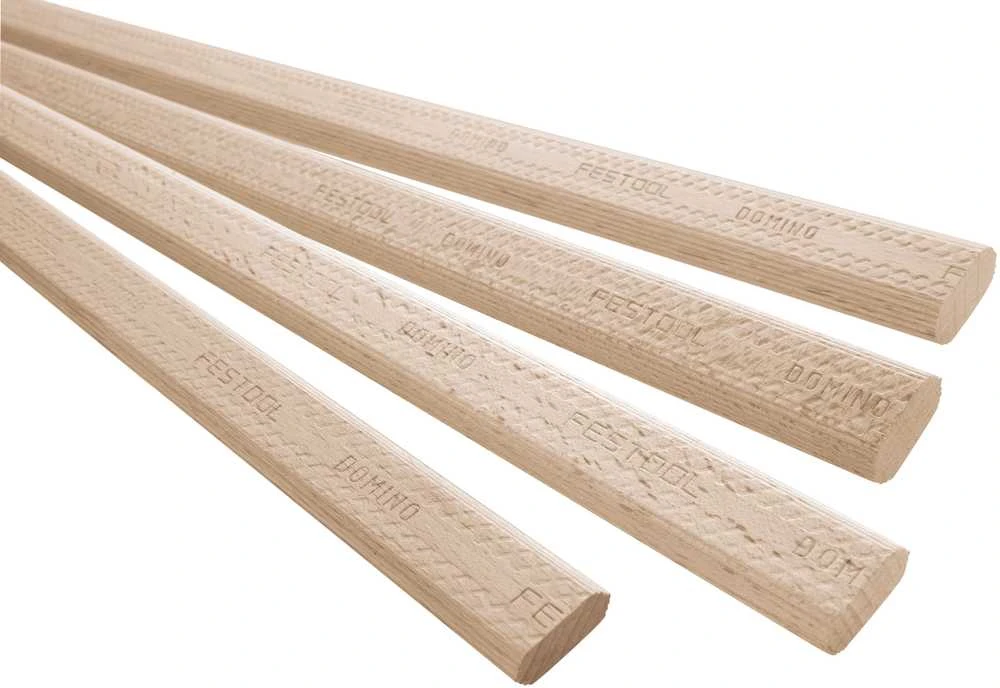 Bukmedžio Festool Domino kaiščiai 8x750mm