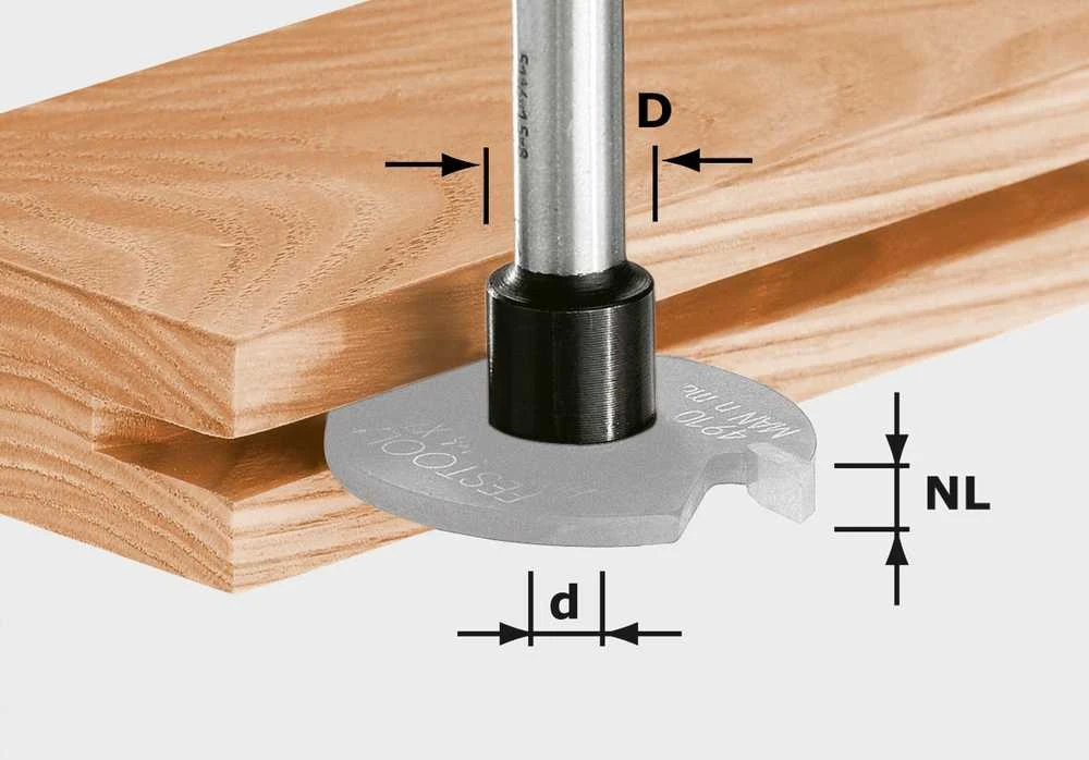 Frezos velenas Festool S8 1,5-5 D14