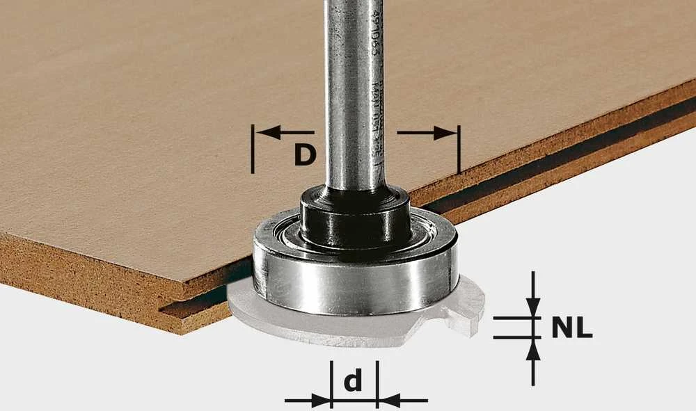 Frezos velenas Festool S8 1,5-5 KL28