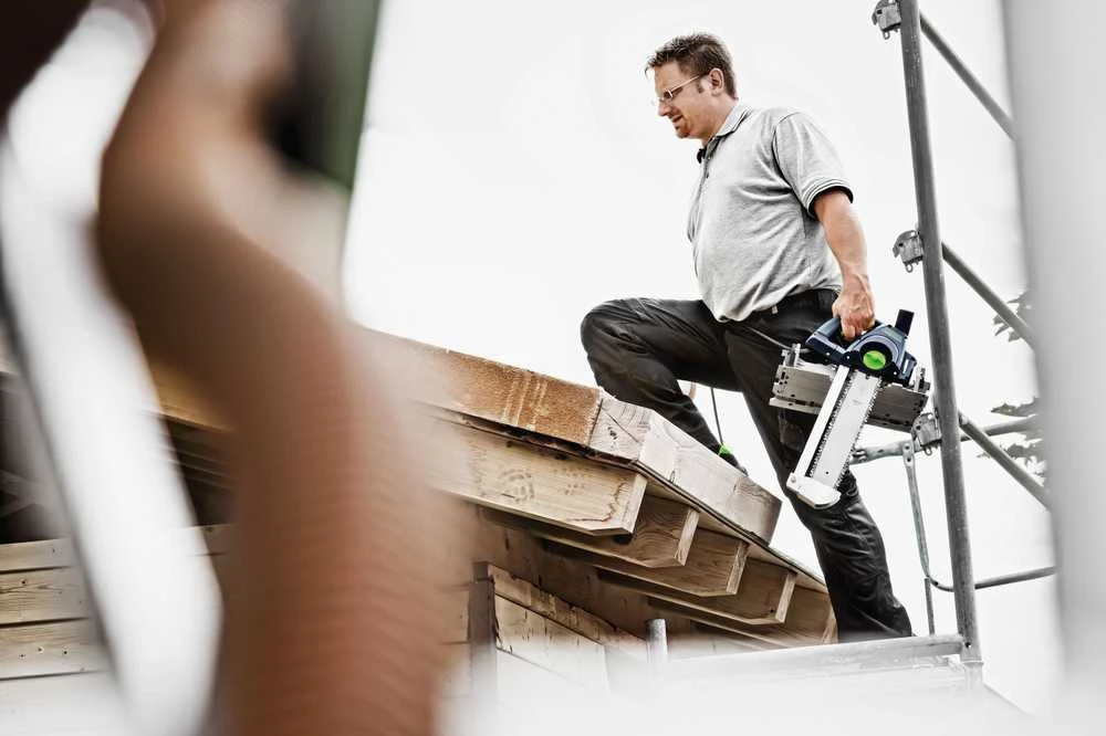 Grandininis pjūklas Festool IS 330 EB; 1,6 kW; 33 cm juosta; elektrinis