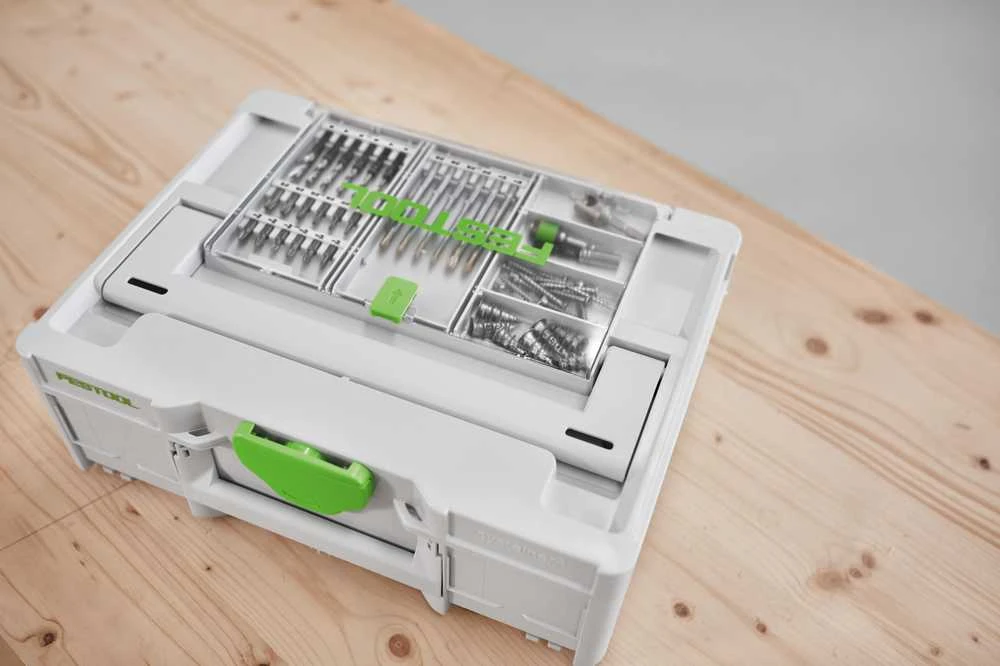 Festool Grąžtų rinkinys kasetėje BKS SYS3 D3-8 K CE/W