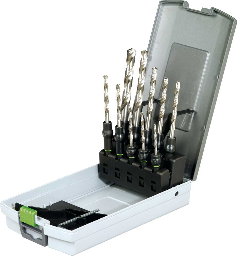 Grąžtų rinkinys Festool HSS D3-10 CE/10x