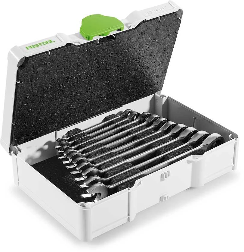 Festool Kilpinių terkšlinių raktų rinkinys SYS3 S 76-RRS-Set