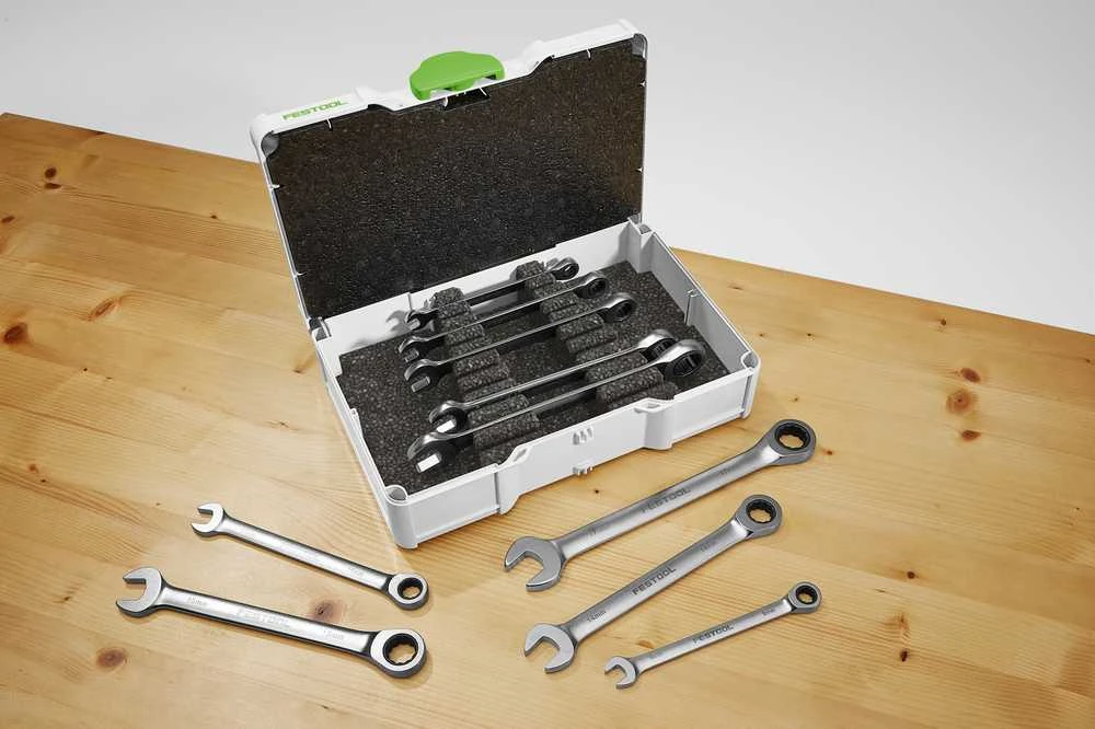 Festool Kilpinių terkšlinių raktų rinkinys SYS3 S 76-RRS-Set