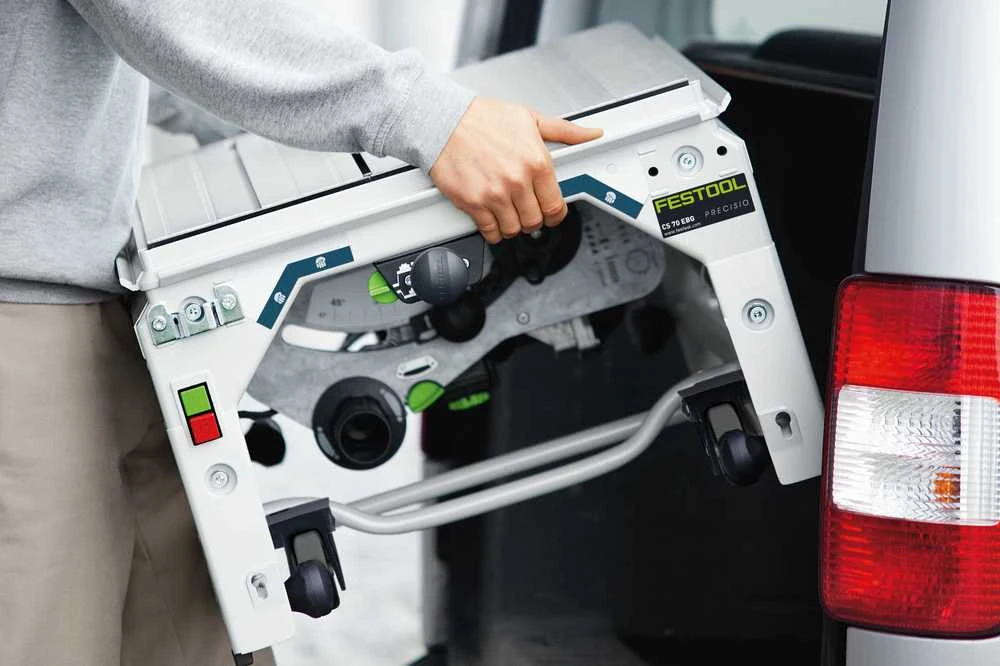 Išilginio pjovimo staklės Festool CS 70 EBG-Set PRECISIO