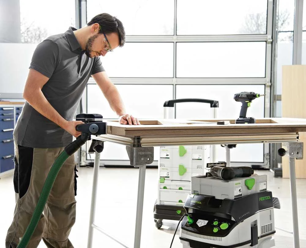 Festool EHL 65 EQ-Plus dirbant su medine lenta