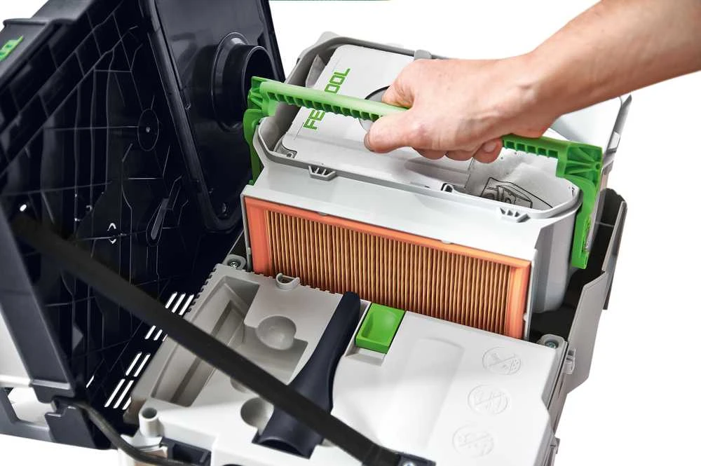 Plokščias klostuotas filtras dulkių siurbliui Festool HF-CT SYS
