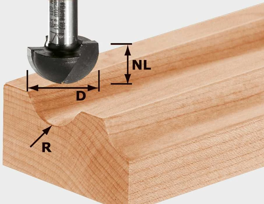 Lovelių freza Festool; 12,7/14/44 mm
