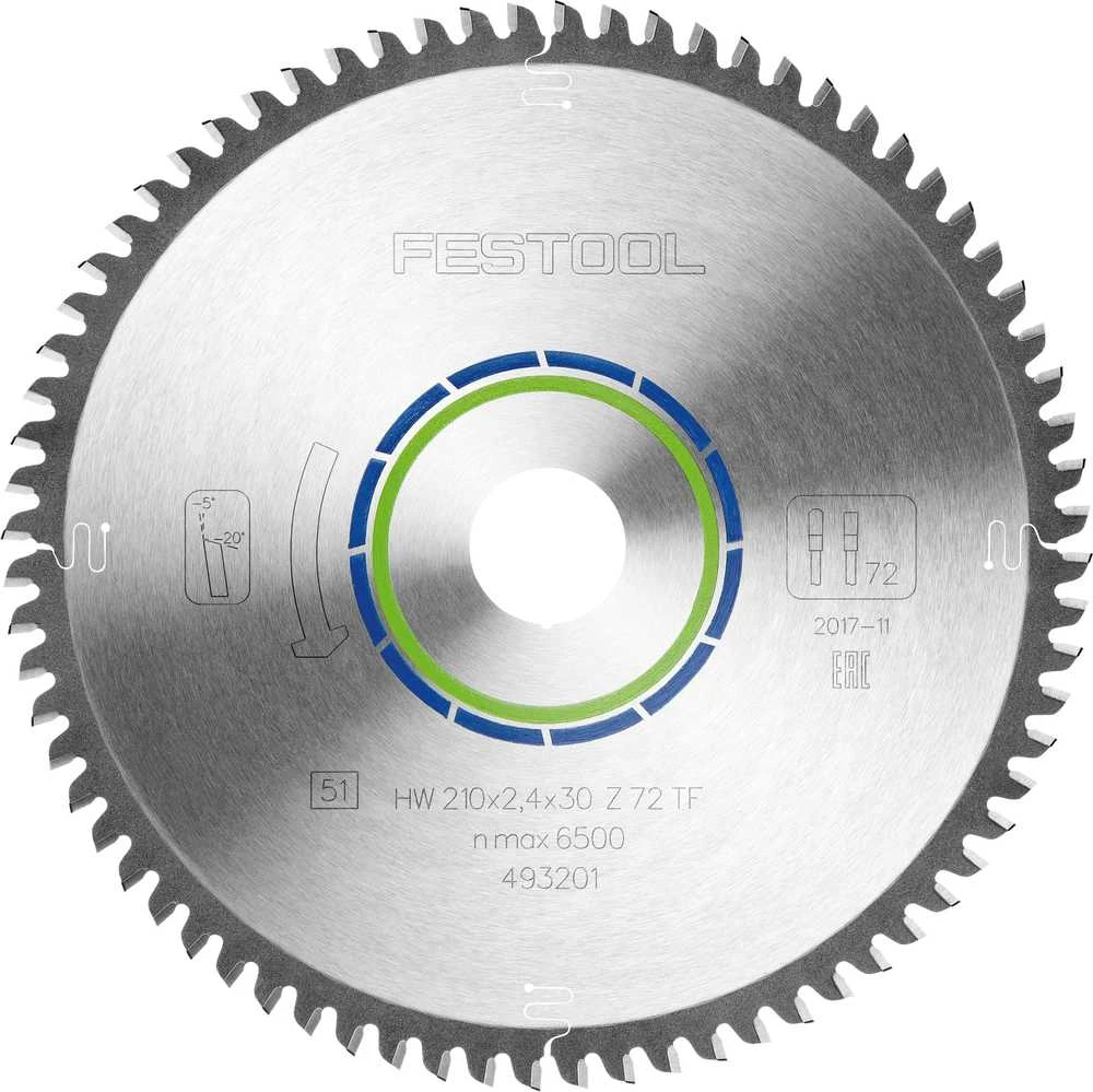 Pjovimo diskas aliuminiui Festool; Ø210 mm