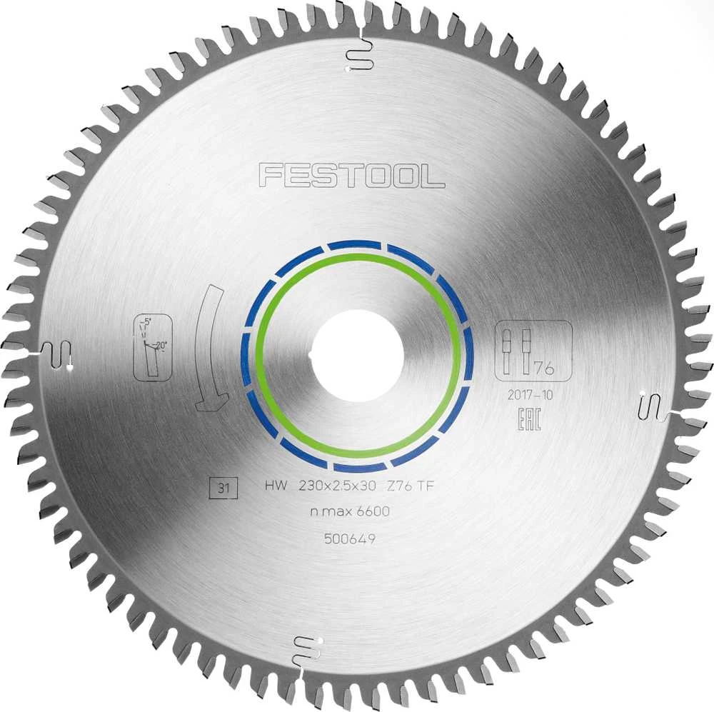 Festool Pjovimo diskas ALUMINIUM/PLASTICS HW 230x2,5x30 TF76