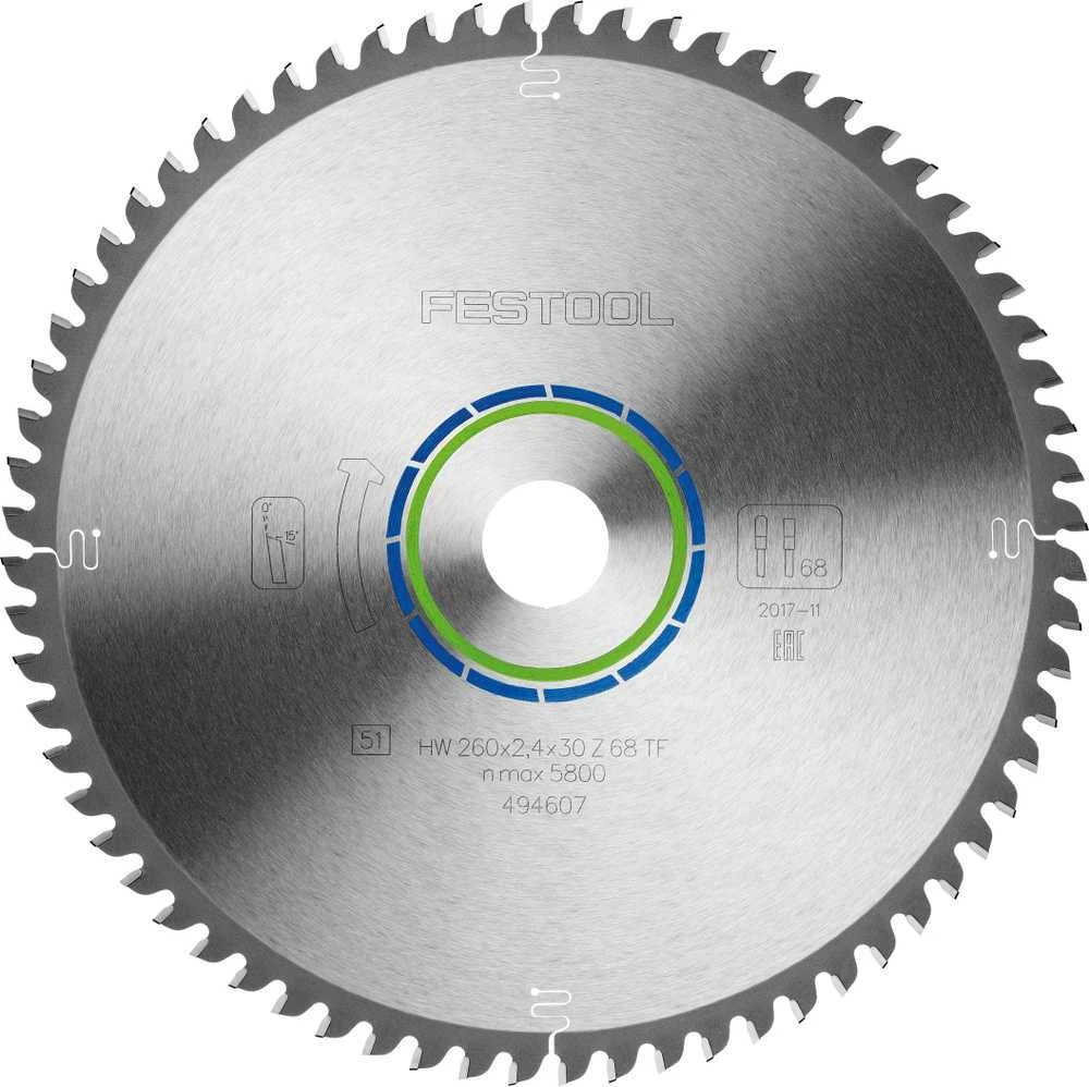 Pjovimo diskas aliuminiui Festool; Ø260 mm