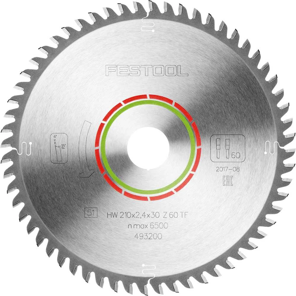 Pjovimo diskas laminatui Festool; Ø210 mm