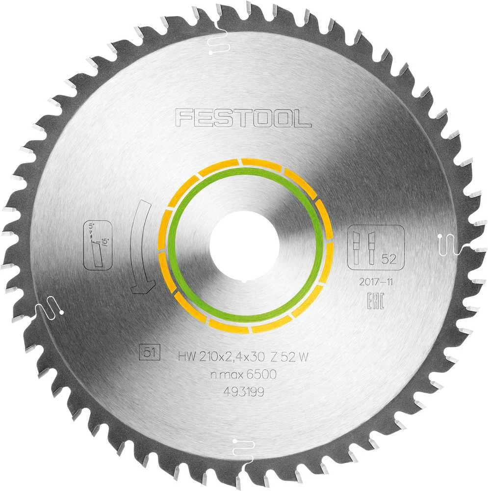 Pjovimo diskas laminatui Festool; Ø210 mm