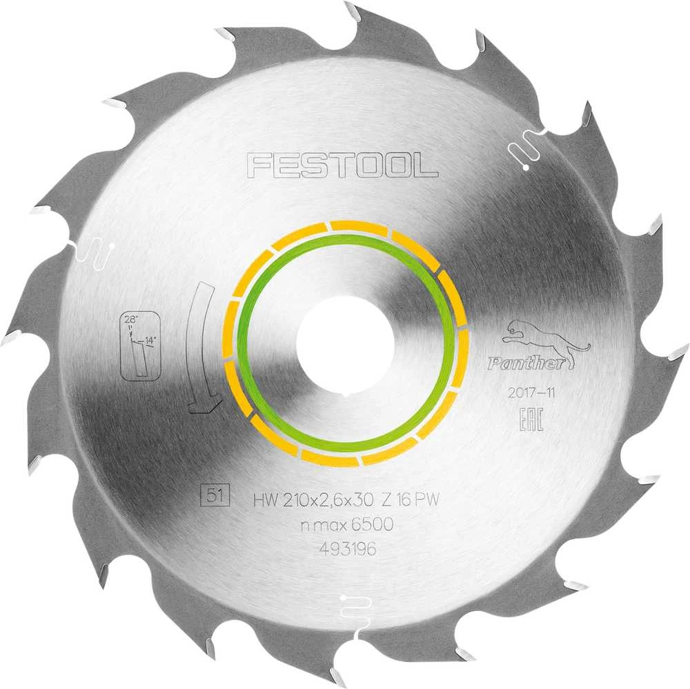 Pjovimo diskas medienai Festool; Ø210 mm