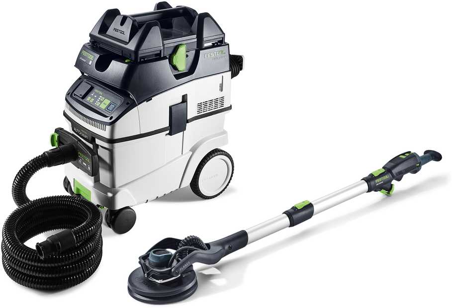 Sienų ir lubų šlifuoklio bei siurblio rinkinys PLANEX LHS 2 225 EQI/CTL 36-Set