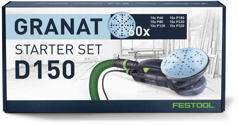 Festool Šlifavimo popierius Granat D150 GR-Set