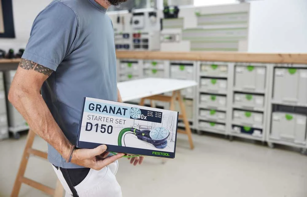 Festool Šlifavimo popierius Granat D150 GR-Set