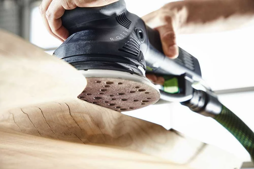 Šlif. popierius eksc. šlifuokliui Festool STF 150 mm; 48; P80; GR; 50 vnt.