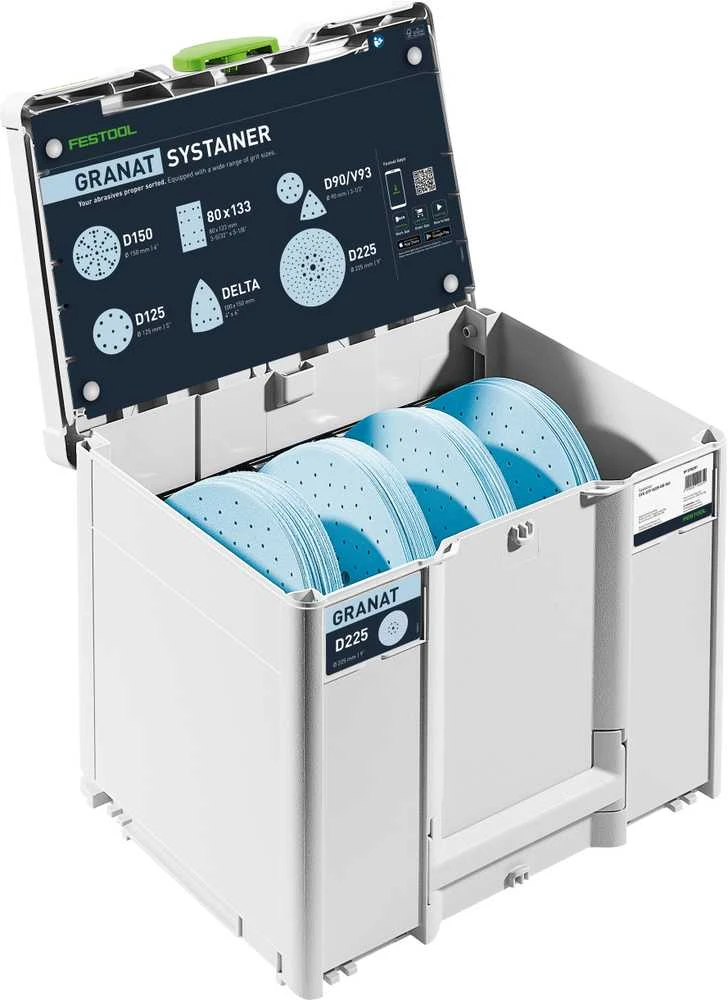 Festool Šlifavimo priemonių Systaineris³ Granat D225 GR SYS