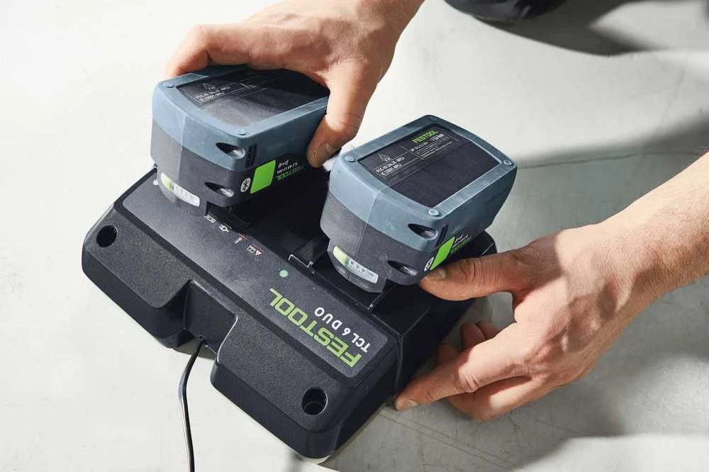 Greitasis pakrovėjas Festool TCL 6 DUO; 10,8-18 V; Li-lon