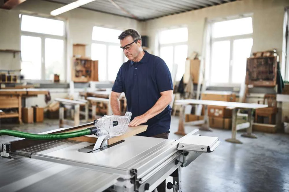 Elektrinės išilginio pjovimo staklės Festool TKS 80 EBS-Set