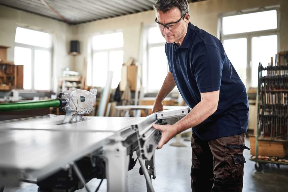 Elektrinės išilginio pjovimo staklės Festool TKS 80 EBS-Set