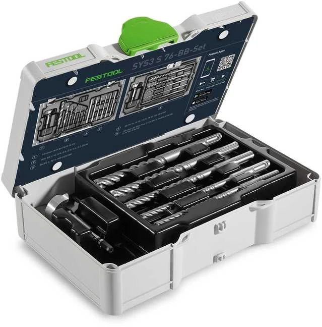 Festool Sukimo antgalio ir grąžto rinkinys SYS3 S 76-BB-Set