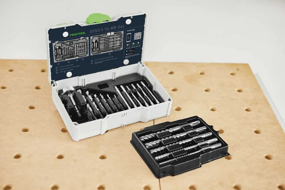 Festool Sukimo antgalio ir grąžto rinkinys SYS3 S 76-BB-Set