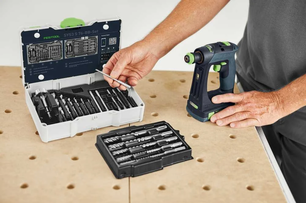 Festool Sukimo antgalio ir grąžto rinkinys SYS3 S 76-BB-Set