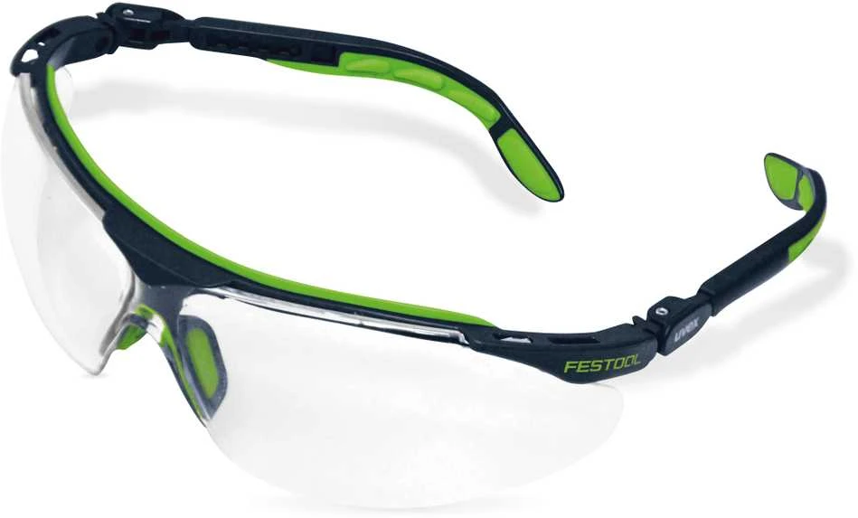Festool Uvex akiniai su žaliais akcentais