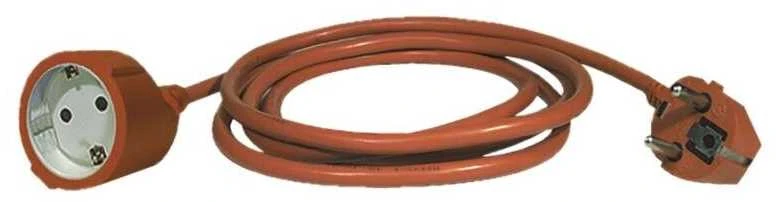Emos Ilgiklis 1 lizdo 15m su įžeminimu, 3x1.5 mm² oranžinis
