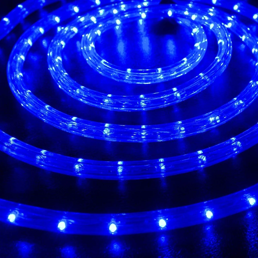 10 m LED vamzdinės Kalėdinės eglutės lemputės, mėlynos