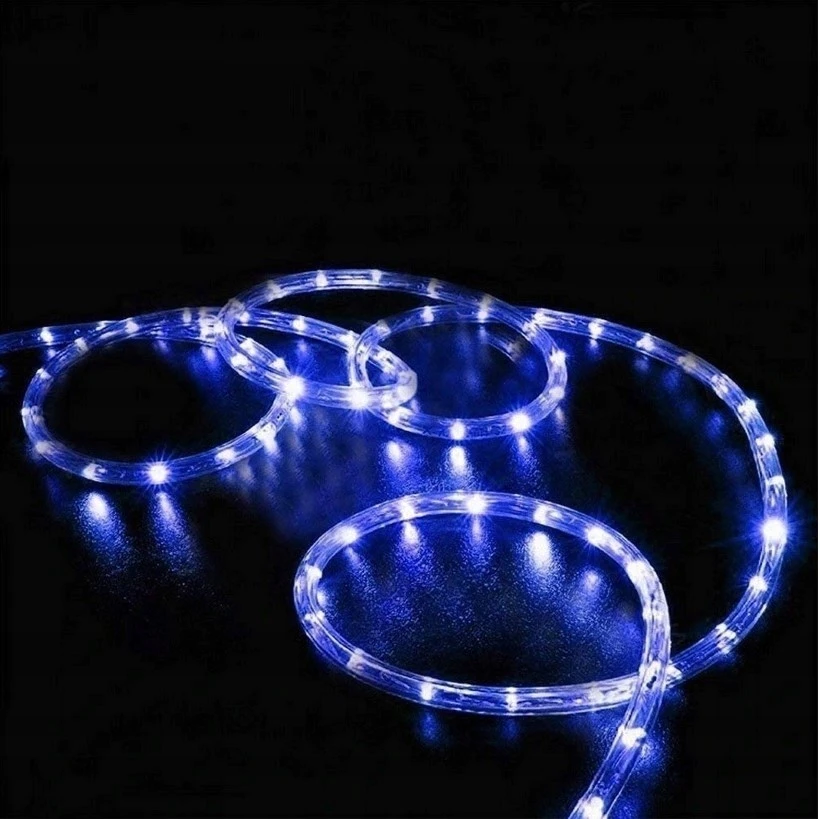 10 m LED vamzdinės Kalėdinės eglutės lemputės, mėlynos