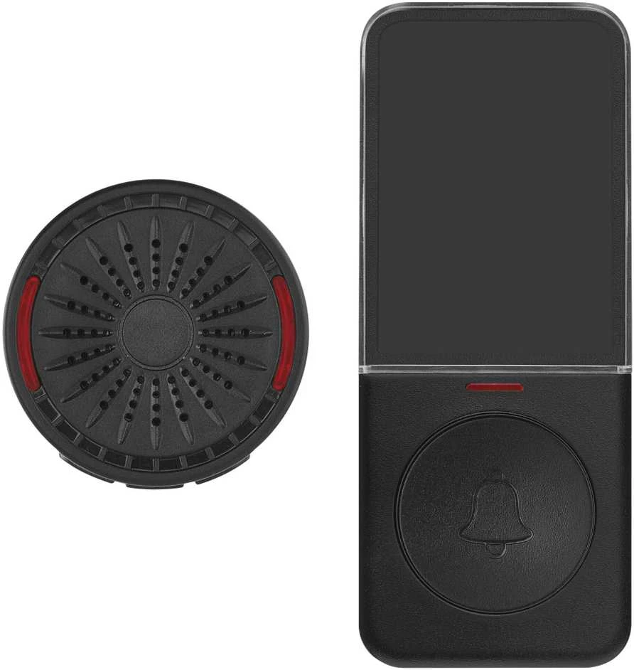 10 melodijų belaidis skambutis su mygtuku Emos IP44/230V/150m