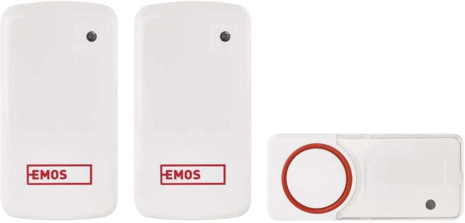 Emos Bevielis durų skambutis AC 1 mygtukas 2 skambučiai