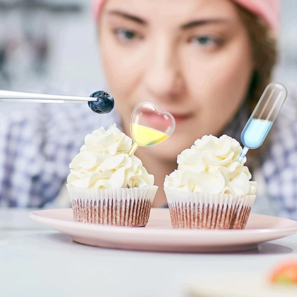 100 Vnt. 4 ML VIENkartinė PLASTIKINĖ PIPETE DESERTAI