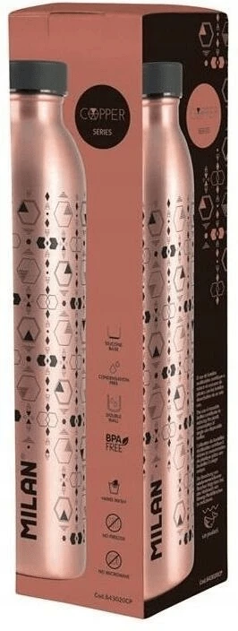 Termosas buteliukas 354 ml violetinis copper Milan