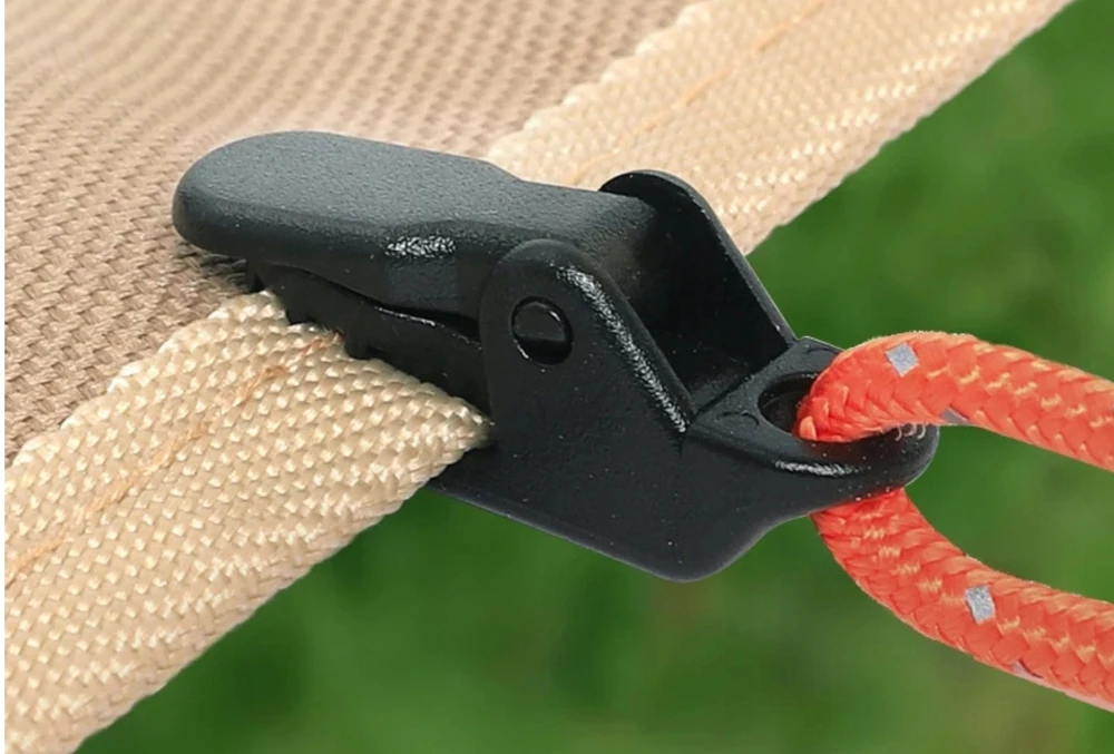 10vnt kempingo tentų ir tentinių sagčių užveržimo įrankis