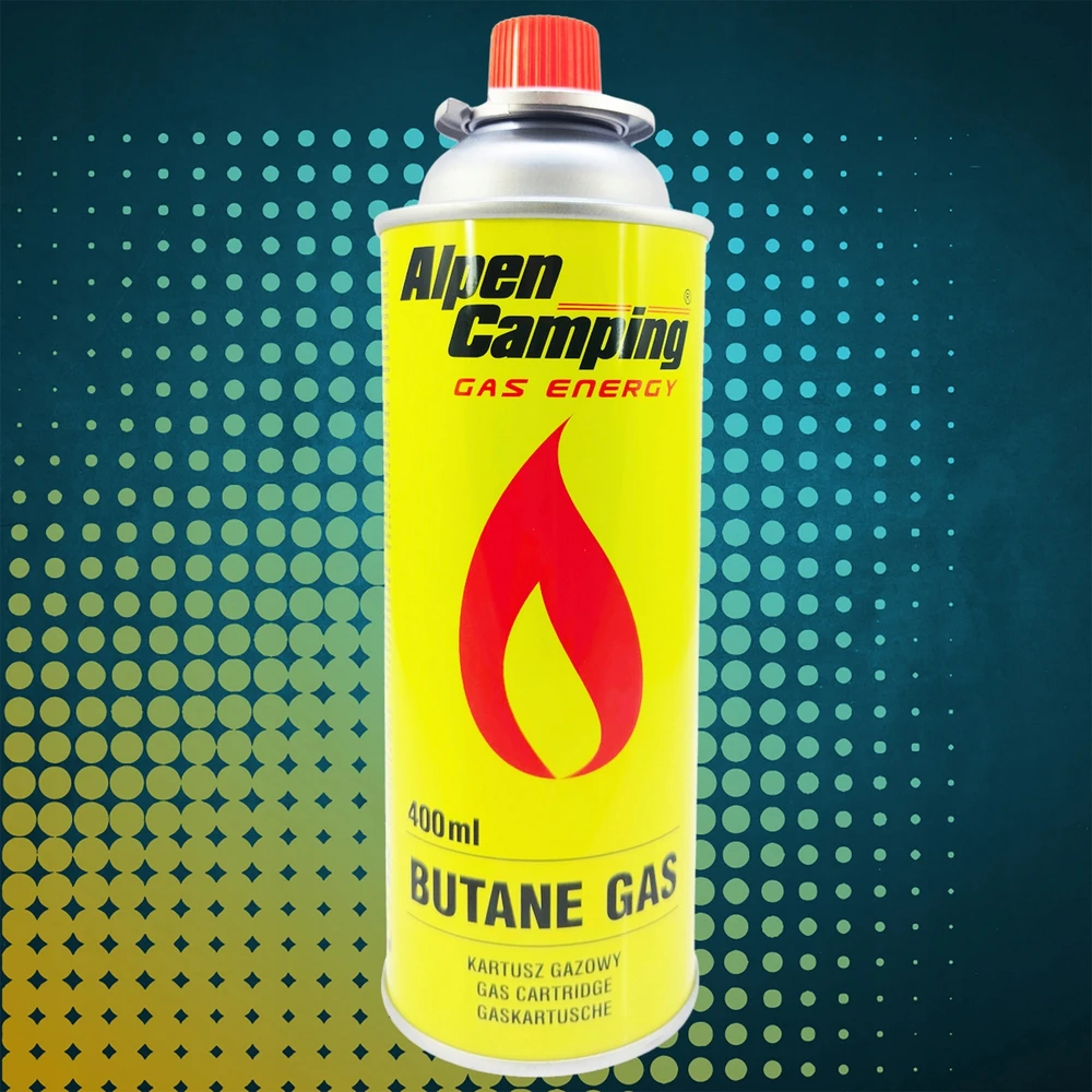 10x Alpen Camping kasetė 400ml krosnys ir degikliai DAUGIAU PASKIRTIS